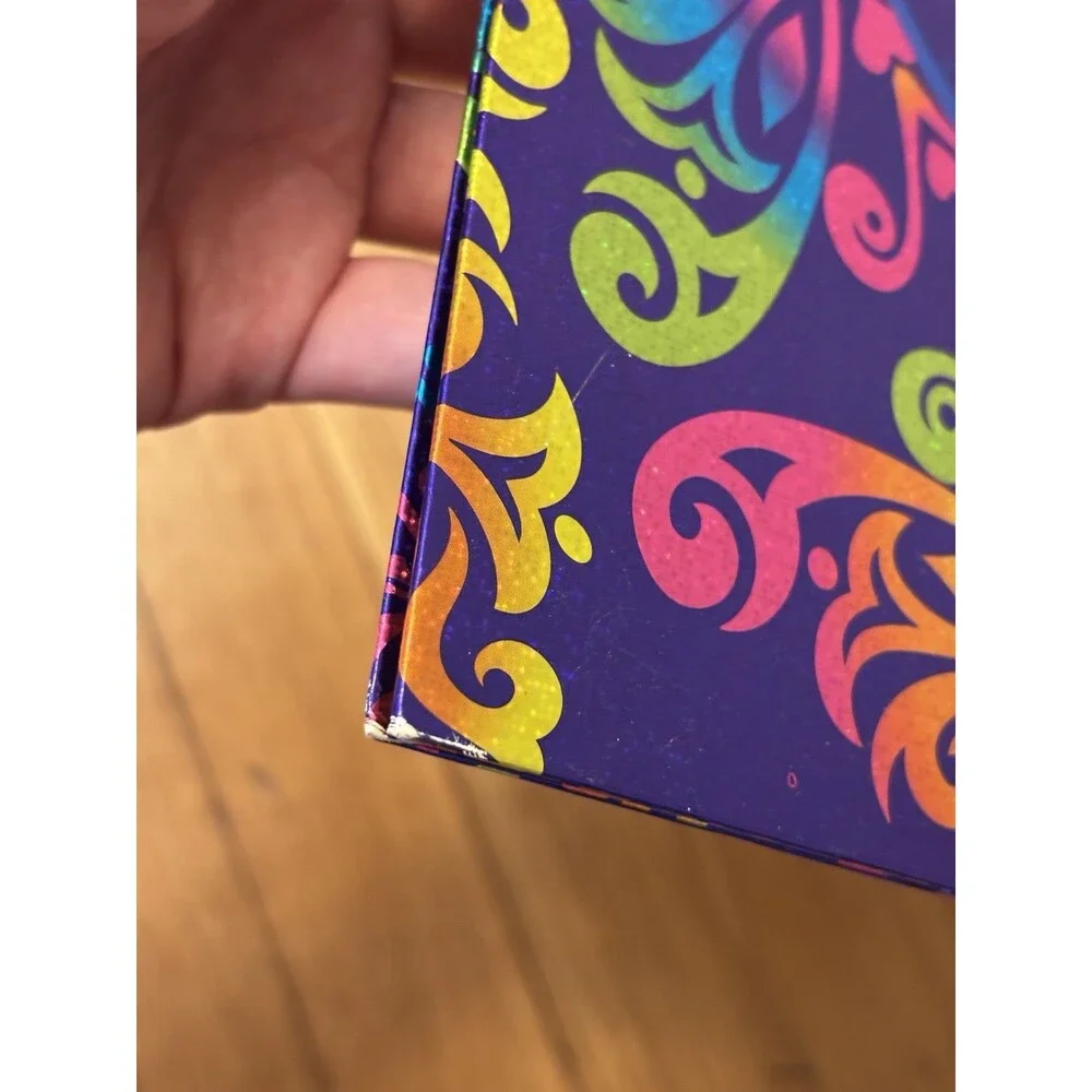 Vintage Y2K Lisa Frank Siamese Cats Folder Roxi Rollie 2 Pocket Glitter Rainbow